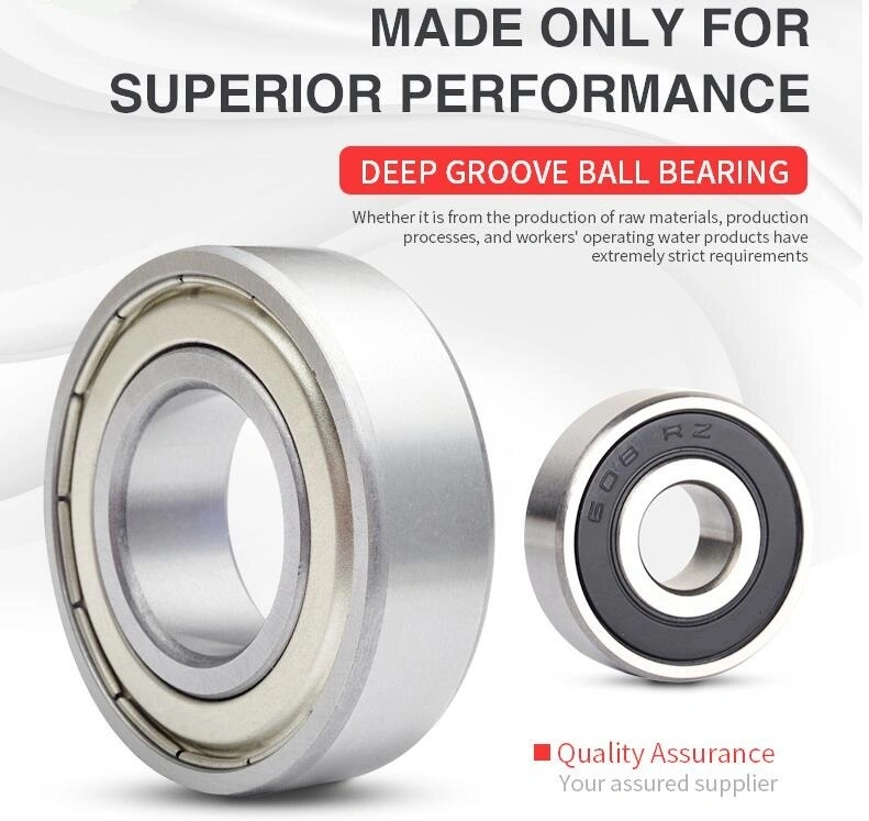 Deep Groove Ball Bearing 608RS Pulley Ball Bearing for Sliding Doors and Windows